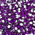 Neon Purple Glass Rhinestones