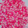 Neon Pink Glass Rhinestones