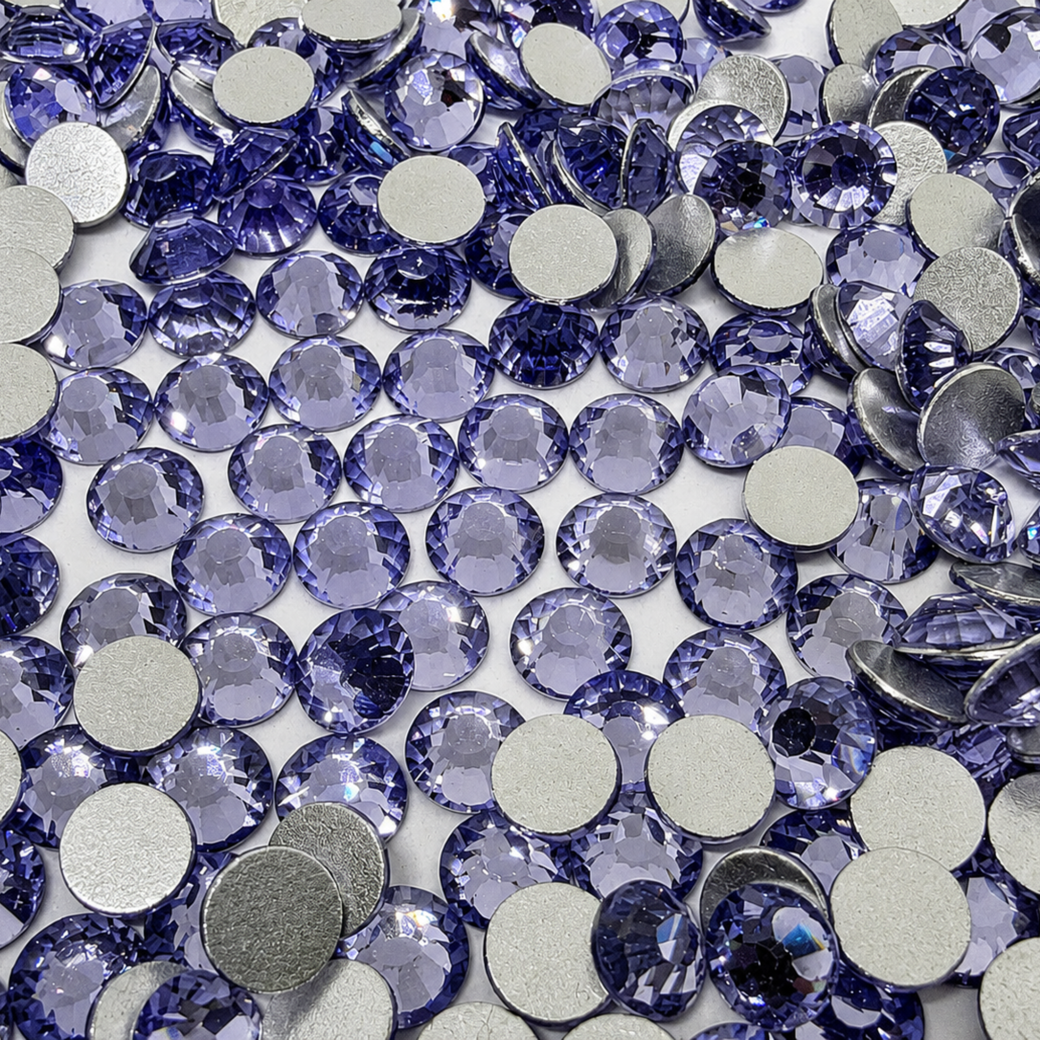 Violet Glass Rhinestones