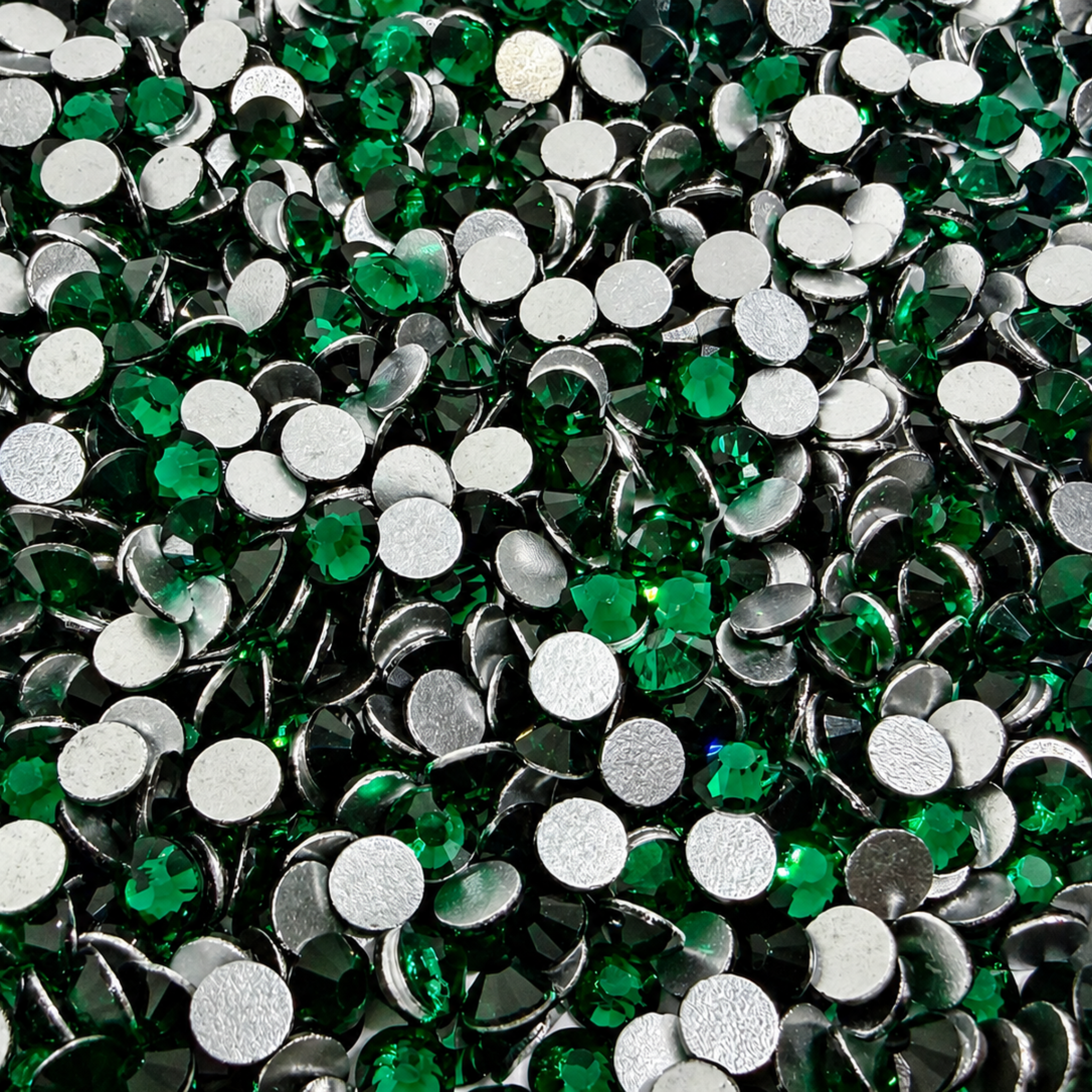 Emerald Glass Rhinestones