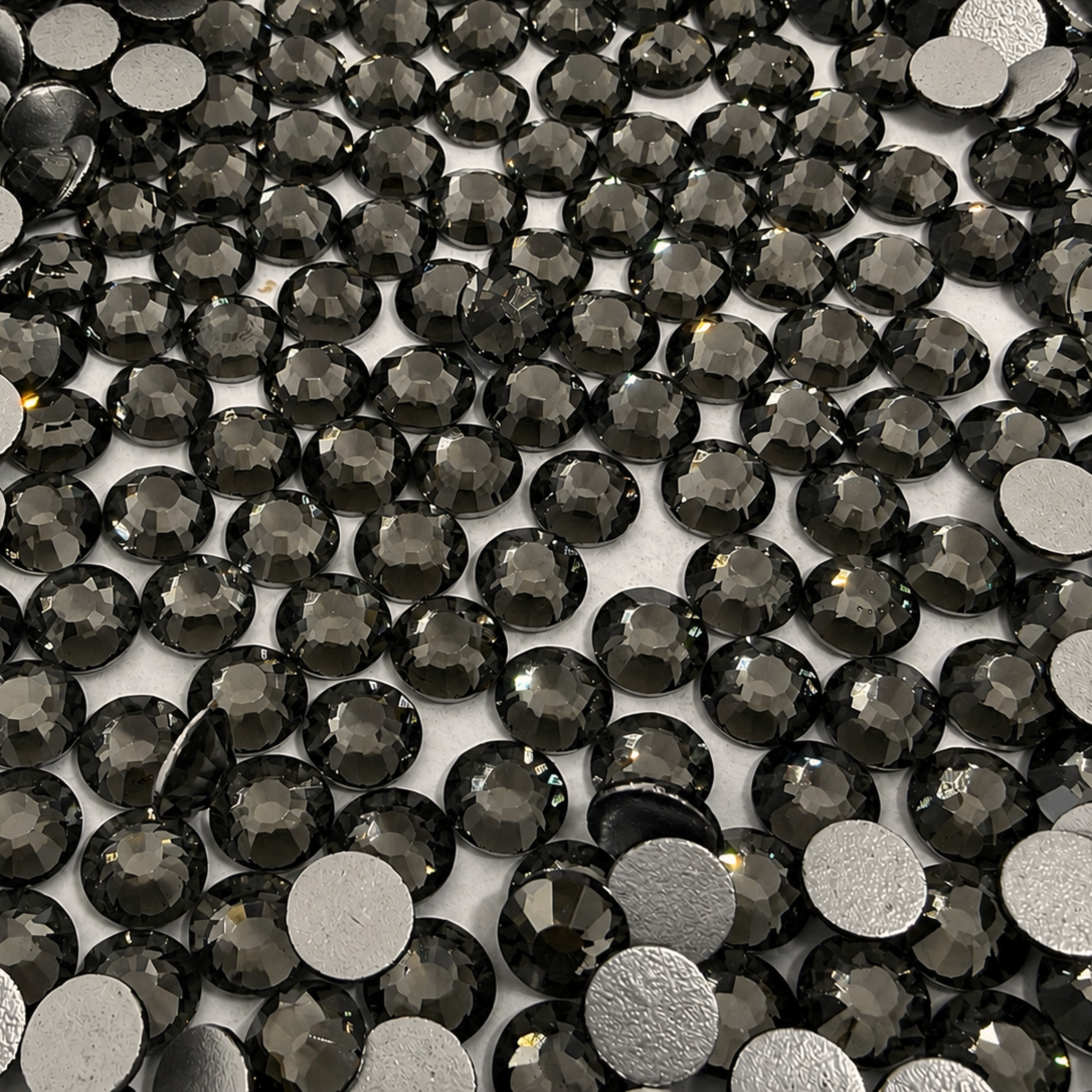 Black Diamond Glass Rhinestones