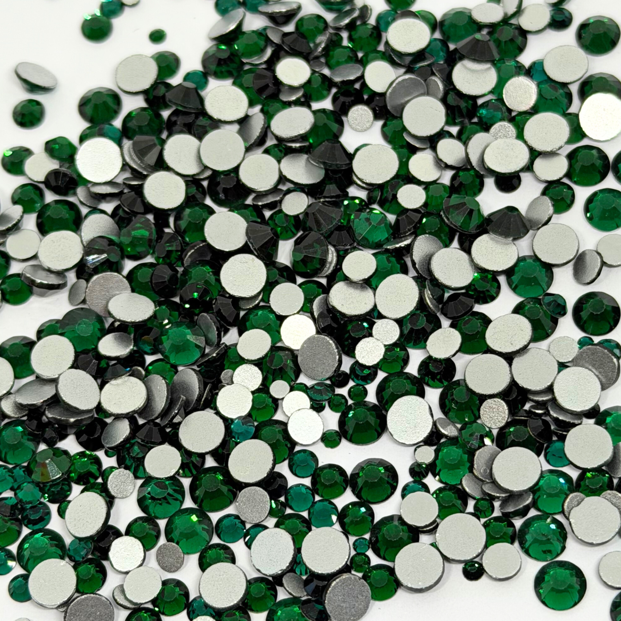 Emerald Glass Rhinestones