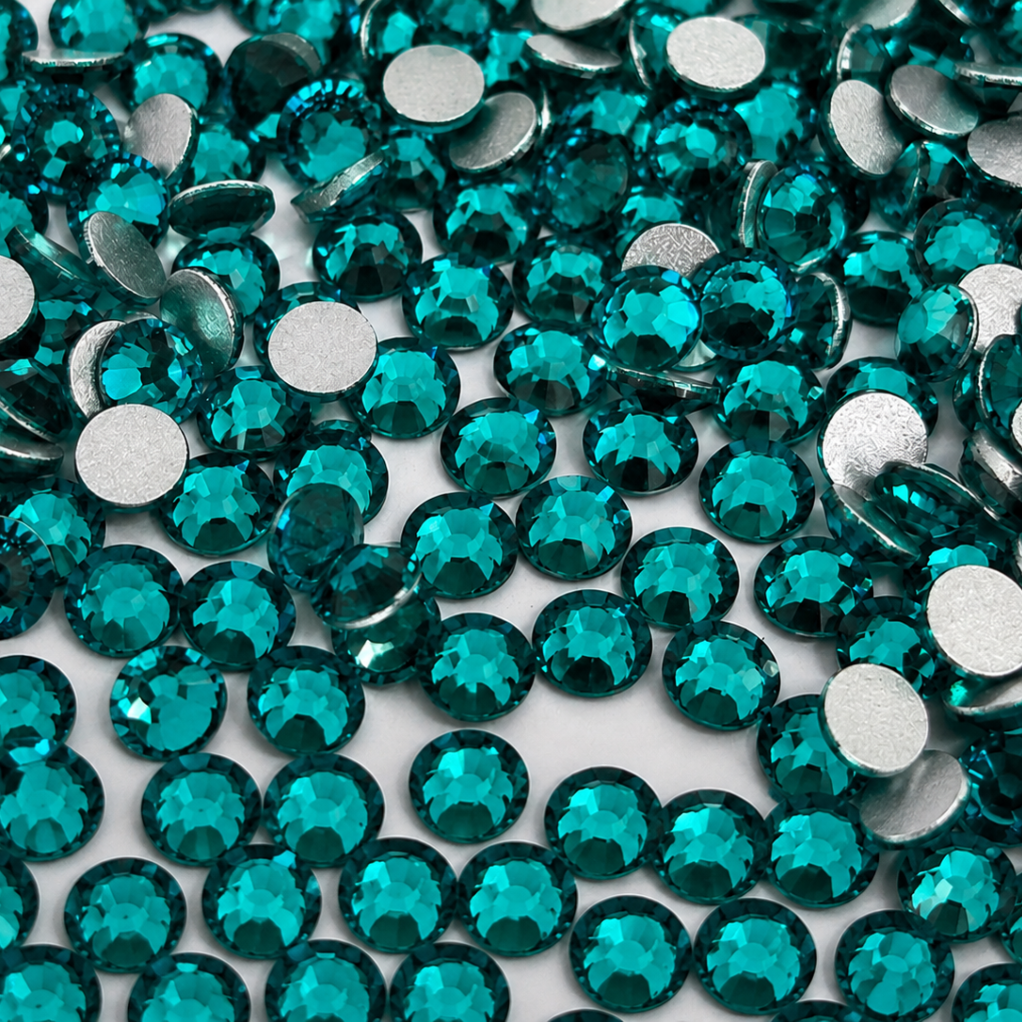 Blue Zircon Glass Rhinestones