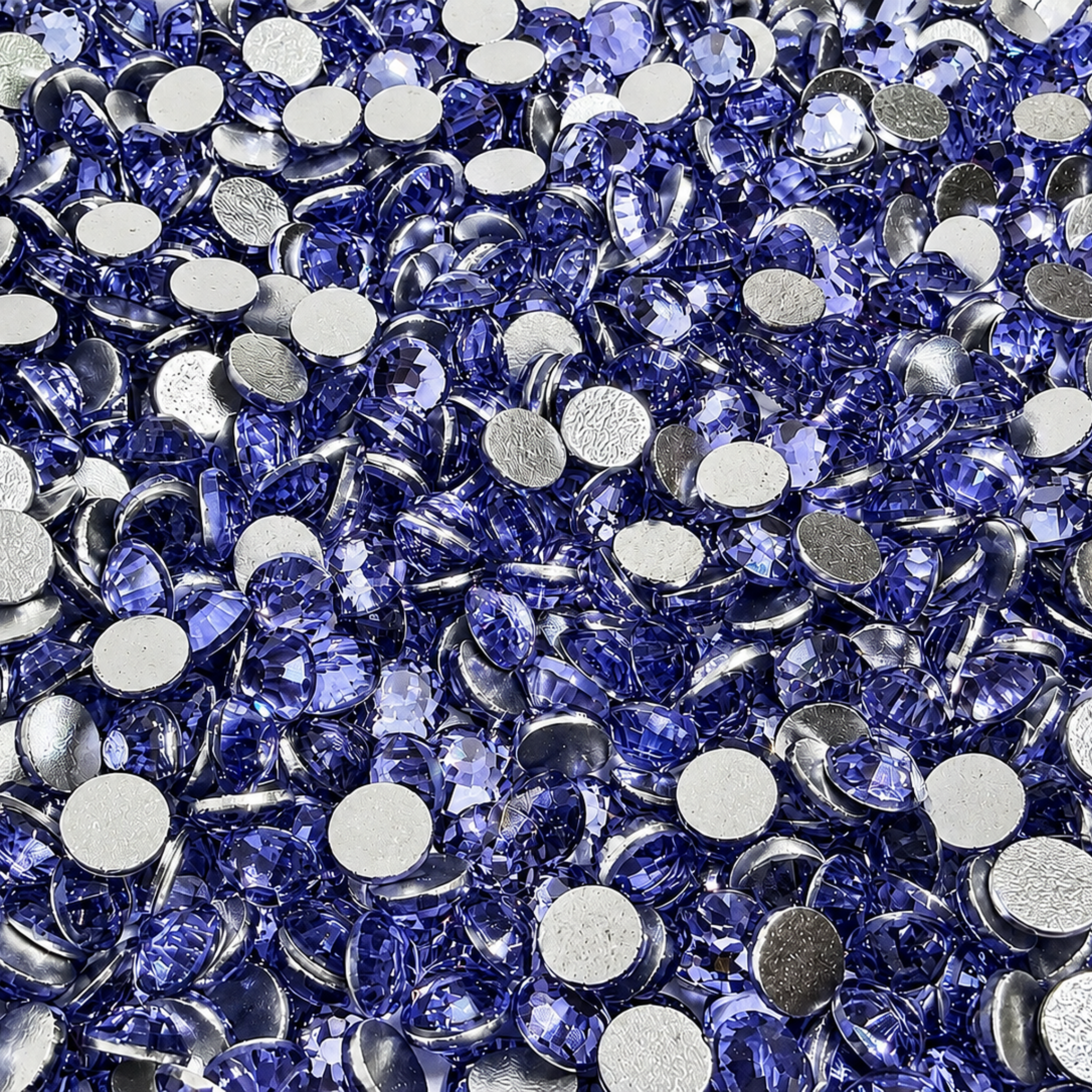 Violet Glass Rhinestones