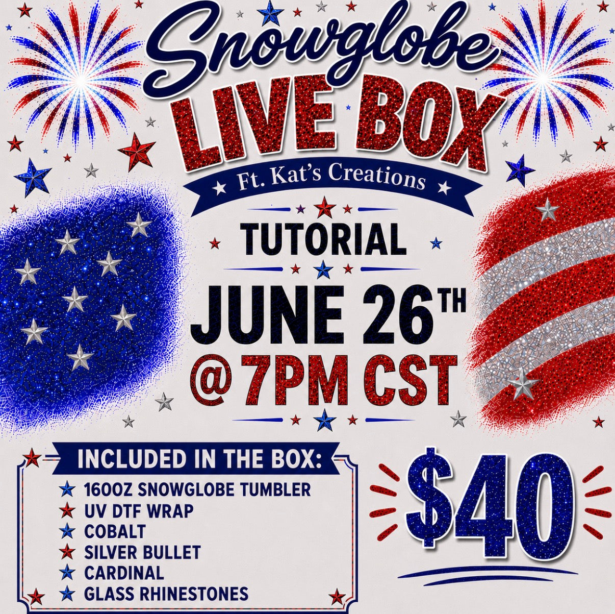 4th of July Live Box - Ships 6/15
