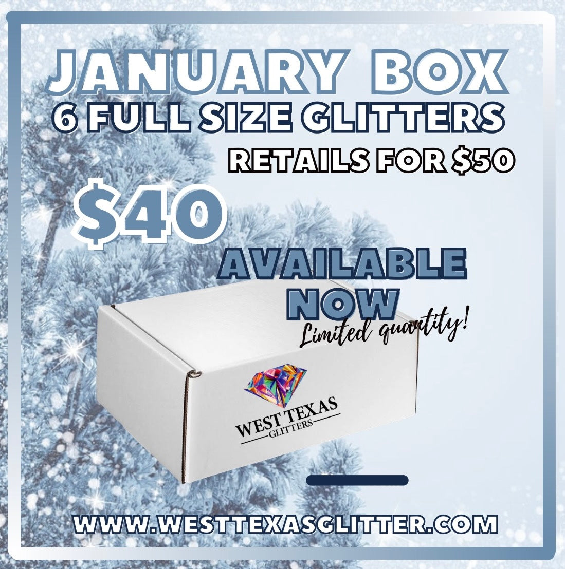 January Mystery Box – Royal Glam and Glitter
