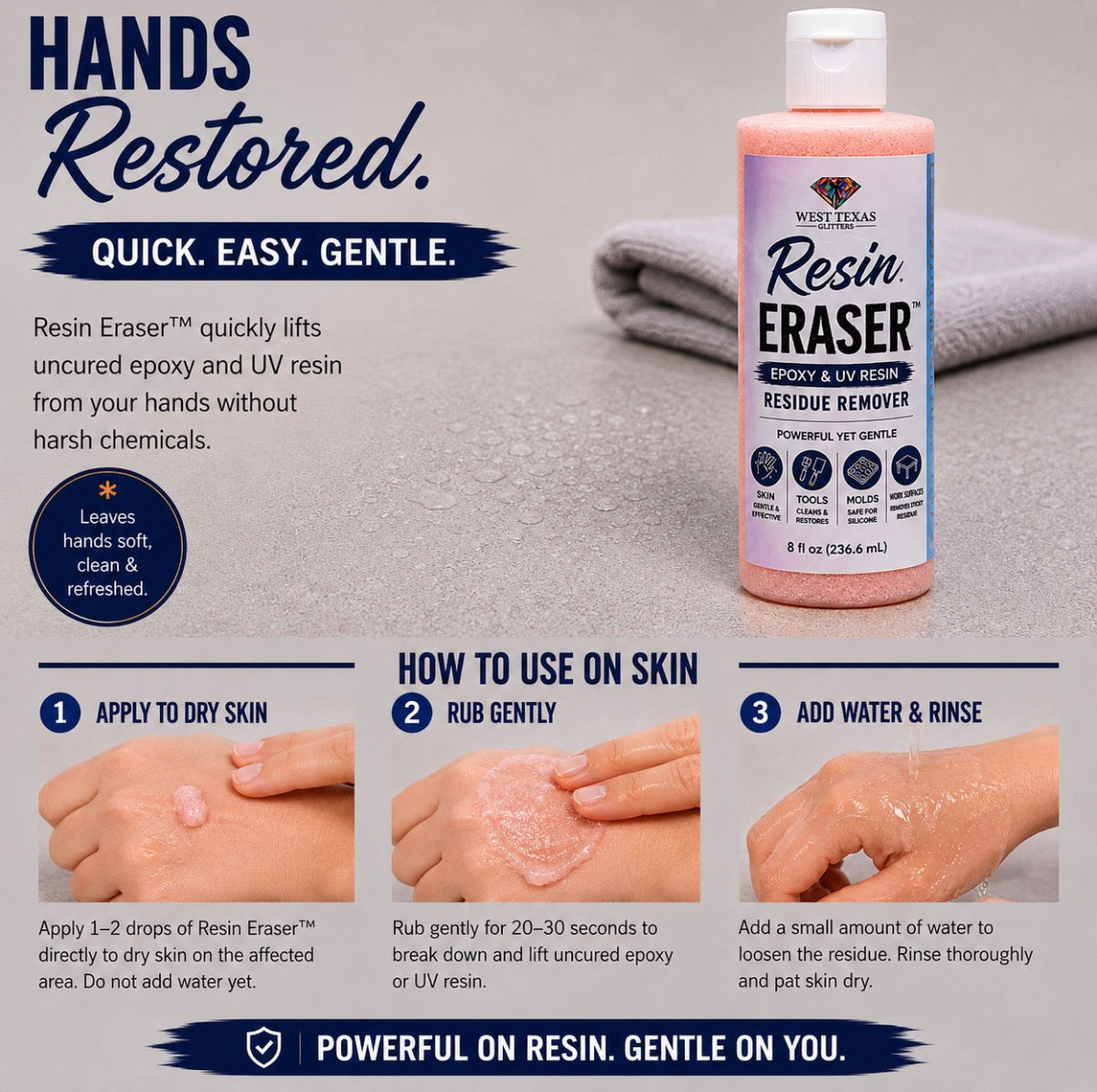 Resin Eraser™ | Epoxy & UV Resin Residue Remover