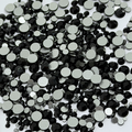 Black Glass Rhinestones