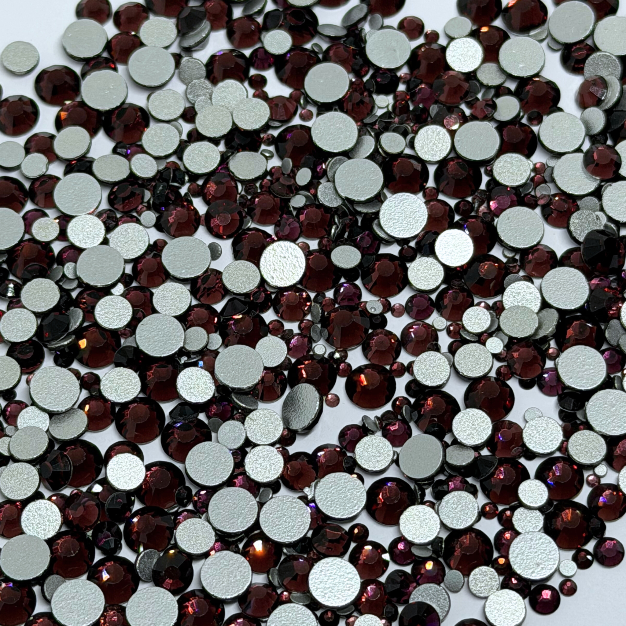 Amethyst Glass Rhinestones