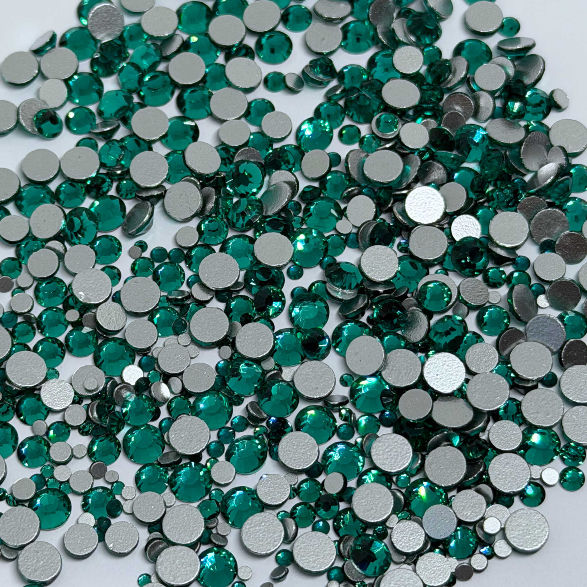 Blue Zircon Glass Rhinestones