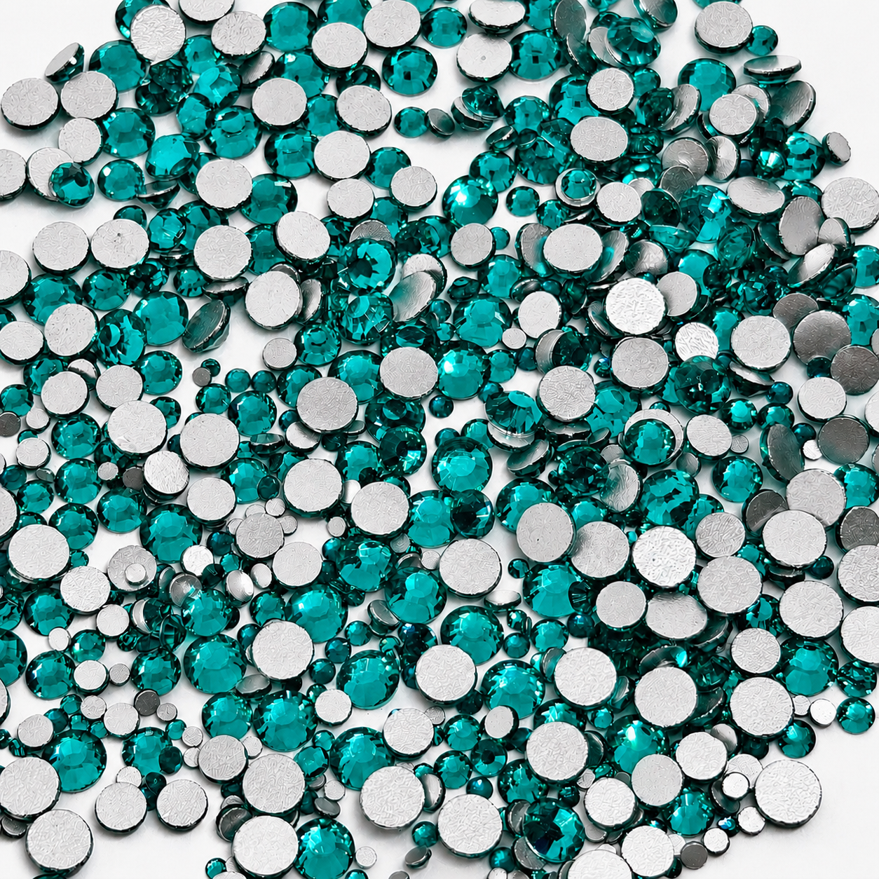 Blue Zircon Glass Rhinestones