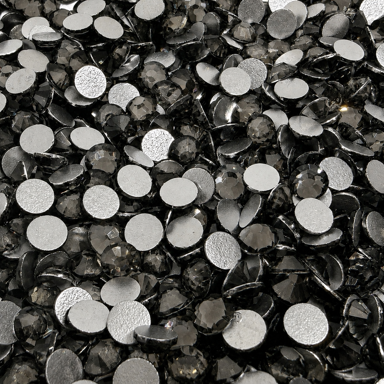 Black Diamond Glass Rhinestones
