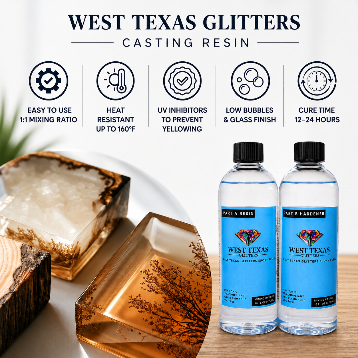 32oz Casting Epoxy Resin Kit